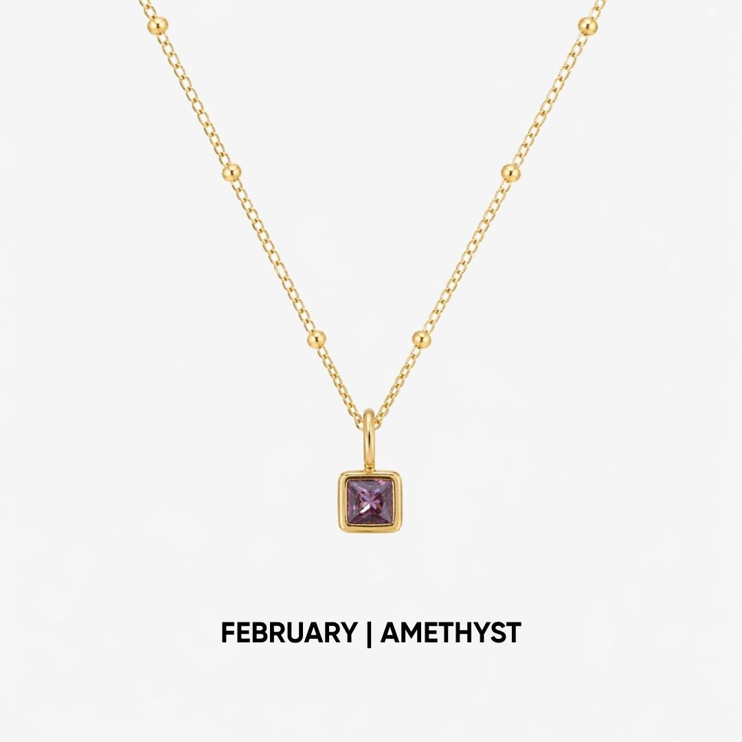 BIRTHSTONE NECKLACE